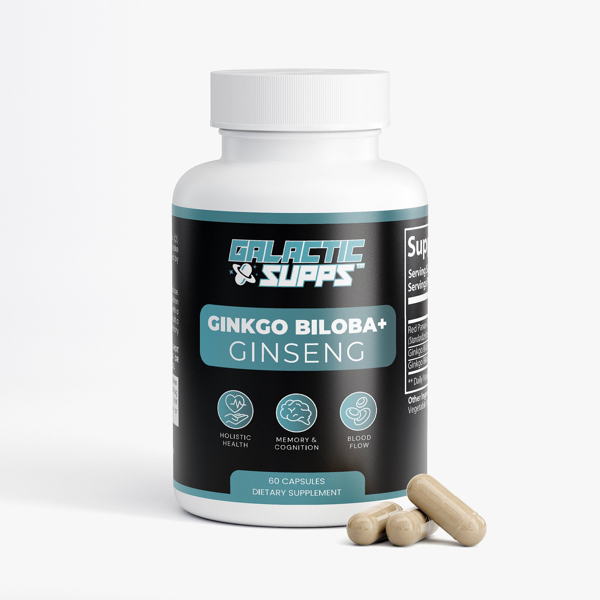 Ginkgo Biloba + Ginseng - Cognitive & Energy Support