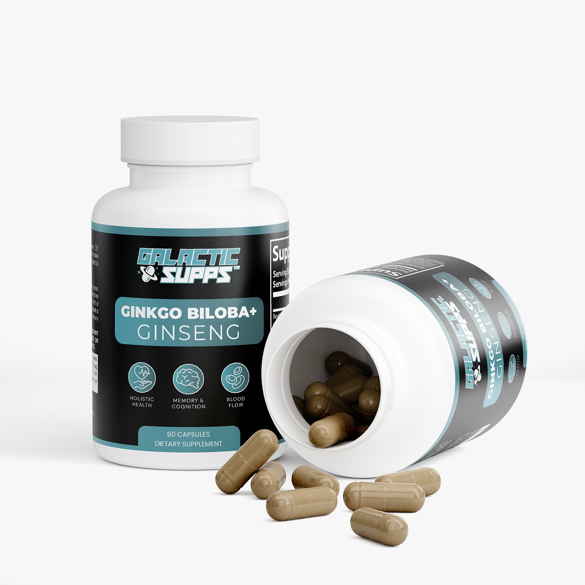 Ginkgo Biloba + Ginseng - Cognitive & Energy Support