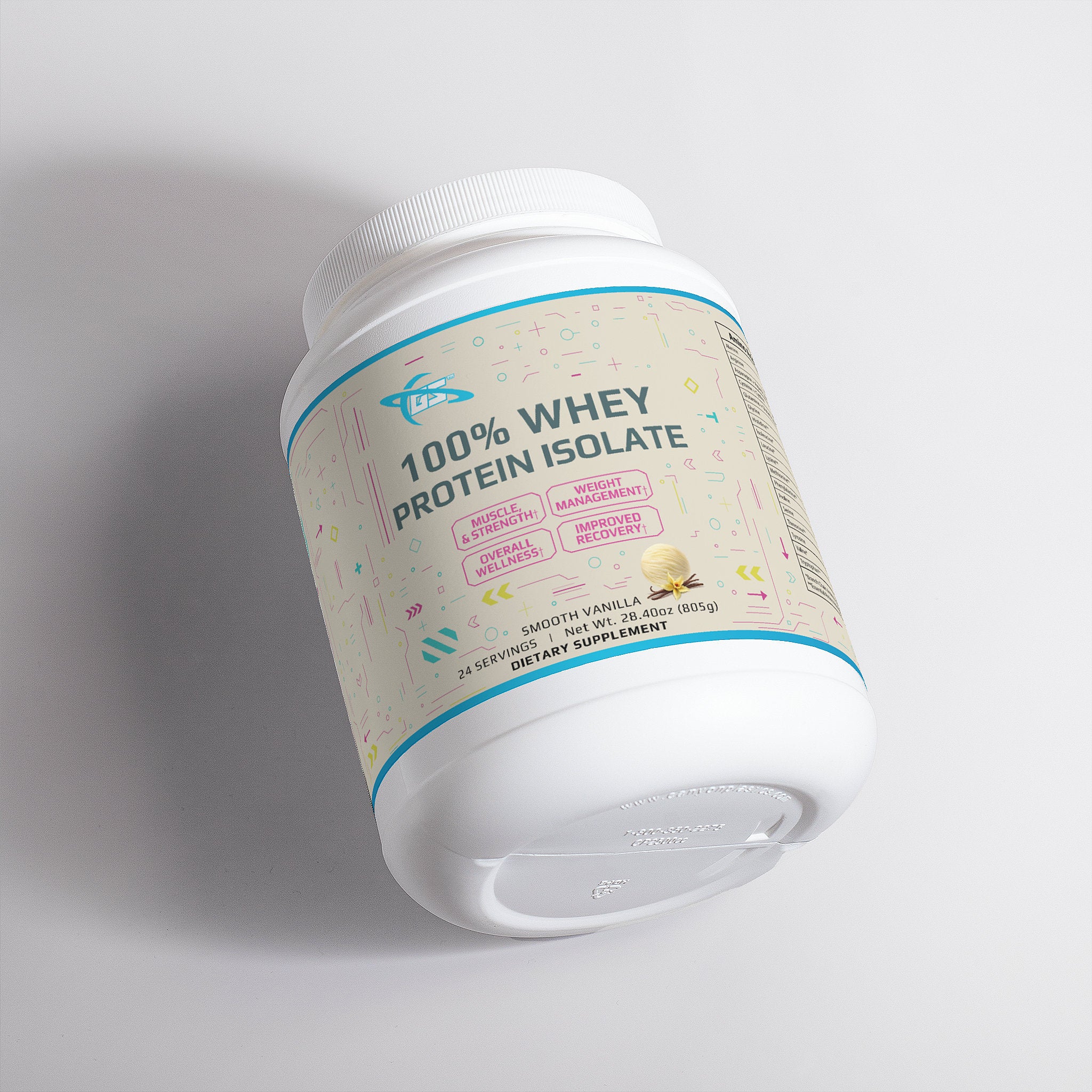 100% Whey Protein Isolate with MCT Oil (Vanilla)