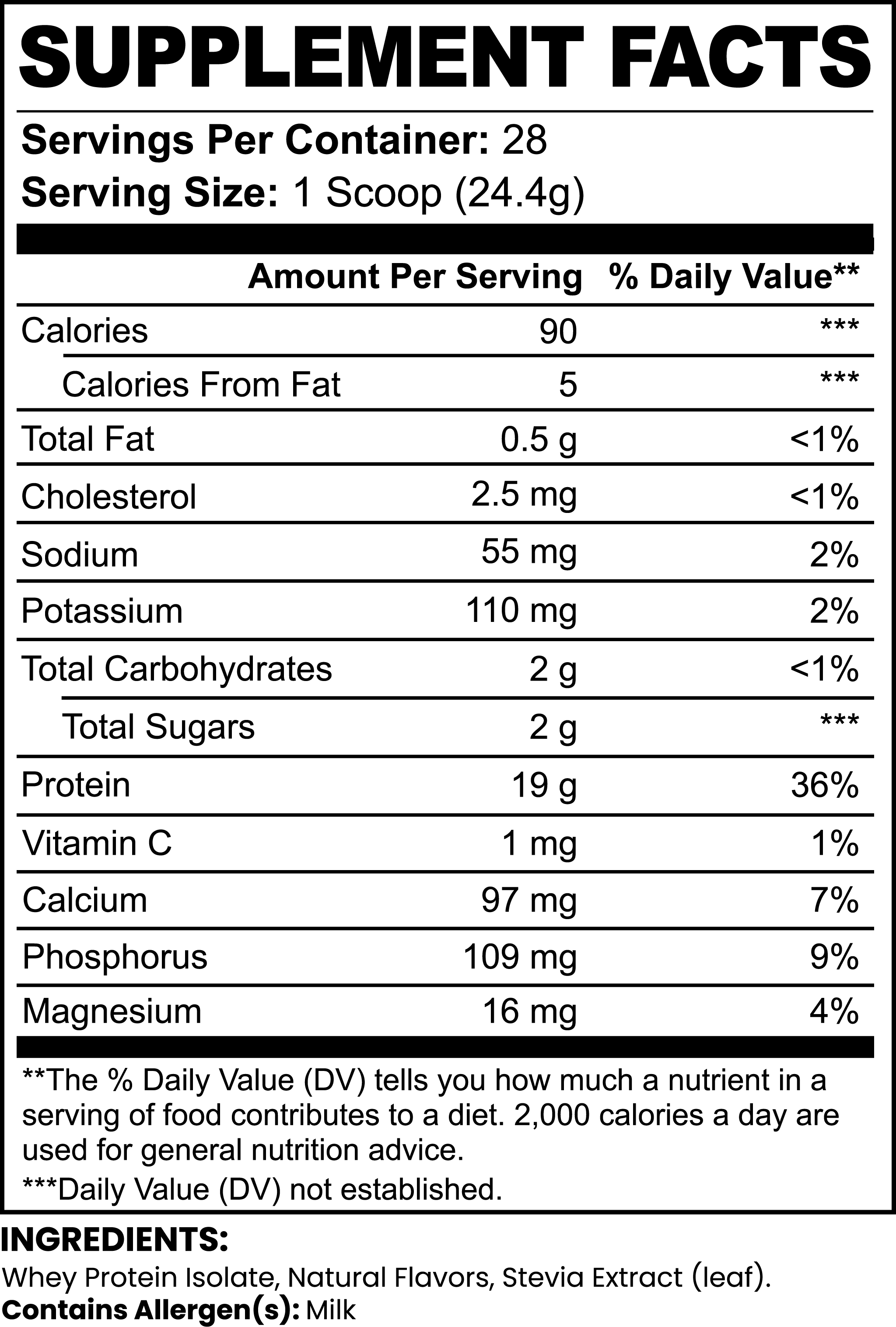 Iso3 100% Whey Protein Isolate (Vanilla)