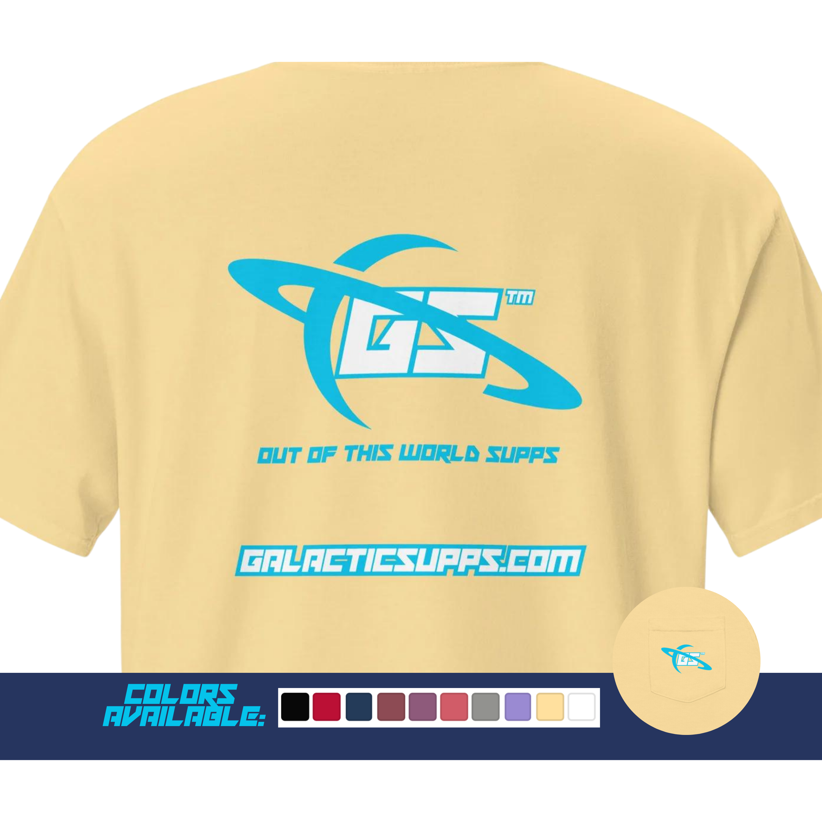 Camiseta unisex de Galactic Supps Planetary Comfort (variedad de colores)