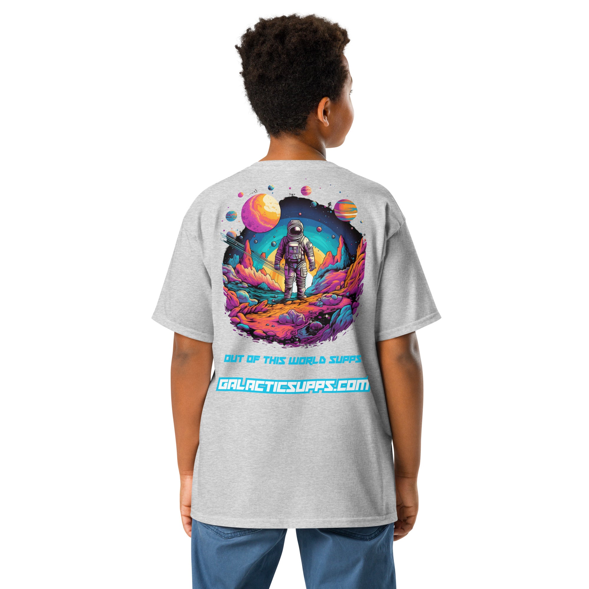 Galactic Supps Astronaut Comfort Color T-Shirt (Youth)(Unisex)(Variety of Colors)